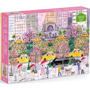 Galison Michael Storrings 1000 Piece Spring on Park Avenue New York City Puzzle
